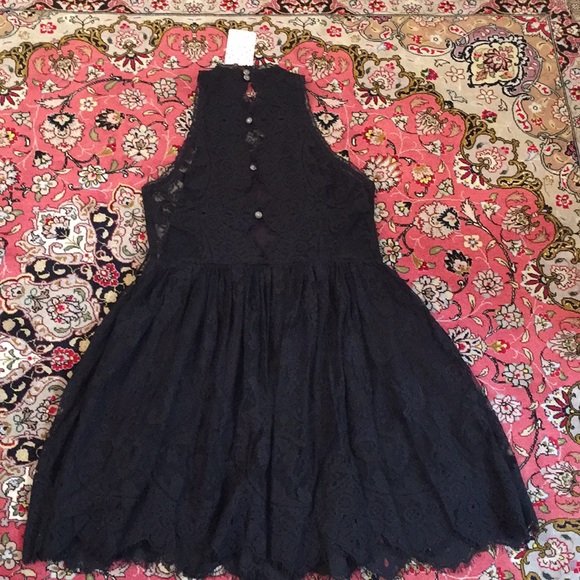 Free people Verushka mini dress color black - Picture 2 of 8